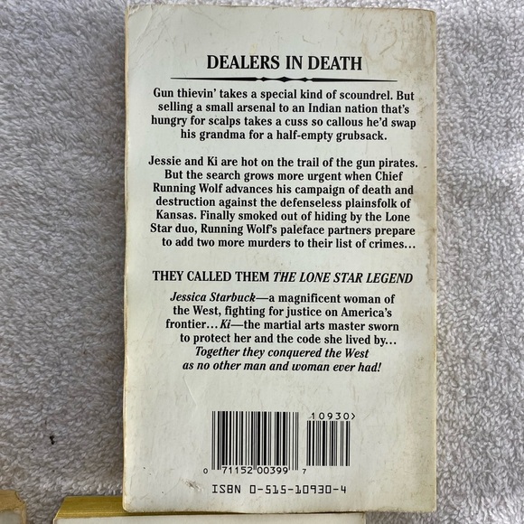 Vintage Lone Star Action Western Romance Novel x5 - Picture 10 of 16